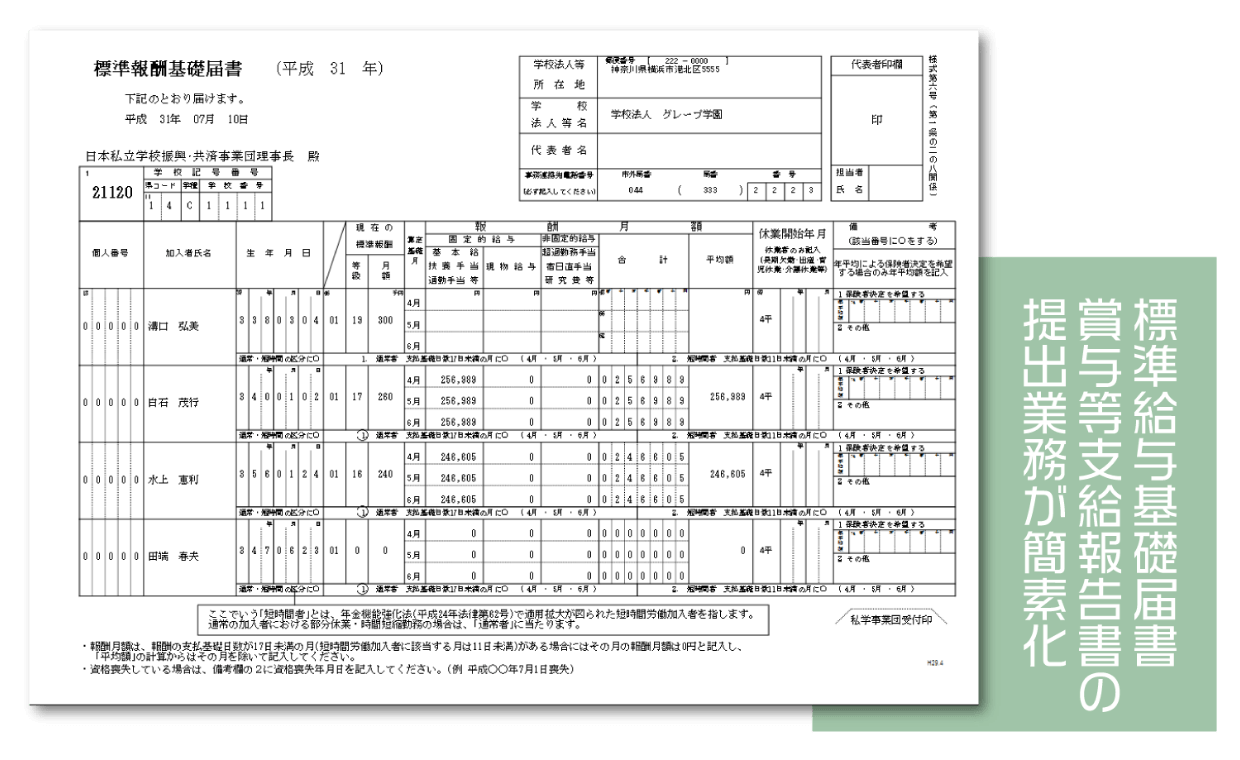 Leyser 学校給与 株式会社票簿会計センター